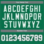 Baseball Patricks Jersey White-Gray Green Kelly St. Custom Day - Image 4