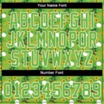 Day Jersey Pattern Custom Green Neon 3D Baseball Design Authentic St. - Image 5