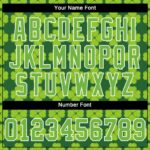 Day Patricks St. Design Custom Authentic Baseball Jersey Green-White - Image 5