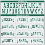 Day St. Kelly White Authentic Green-Gray Patricks Jersey Custom Baseball - Image 5