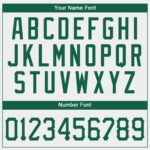 Day St. Kelly White Authentic Green-Gray Patricks Jersey Custom Baseball - Image 4