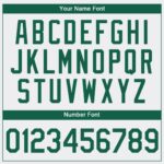 Green-Gray St. White Baseball Jersey Kelly Authentic Day Custom - Image 4