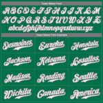 Green Kelly Jersey Patricks Day White-Gray Baseball St. Authentic - Image 6