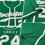Green Kelly Jersey Patricks Day White-Gray Baseball St. Authentic - Image 3