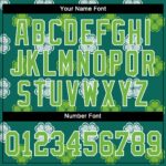 Green-White Design Baseball St. Custom Patricks Neon Authentic Green - Image 5