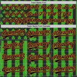 Jersey 3D Custom Green Orange Black-Bay Baseball St. Authentic Shamroc - Image 4