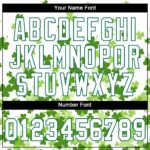 Patricks Green Custom White-Kelly White St. Jersey Authentic Baseball - Image 5