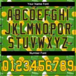 Pattern Authentic Design Kelly Green 3D Day Baseball Custom Gold-Black - Image 5