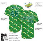 Pattern Green-White Authentic Patricks 3D Custom Day Kelly Design - Image 3